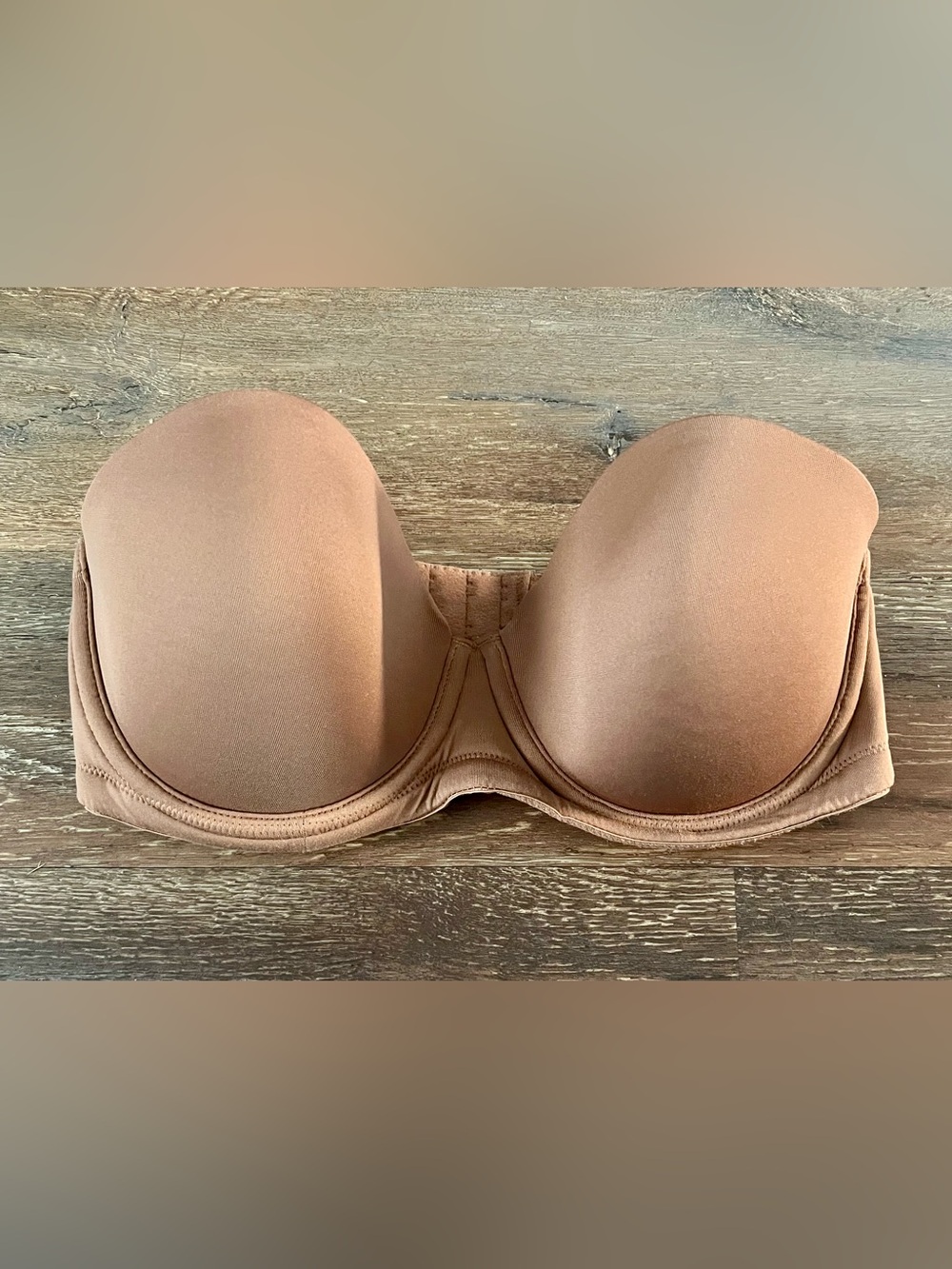 Wacoal Toffee Colored Comfort First Strapless Bra Size 32DD
